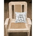 thumbnail image 3 of Carolines Treasures CJ2007-CPW1818 Letter C Musical Note Letters Canvas Fabric Decorative Pillow  18H x18W multicolor, 3 of 3