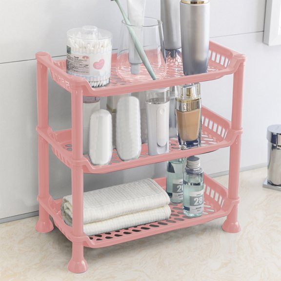 TACILIP Office Organization, Three Layer Bathroom Rack Kitchen Rack Multi Layer Storage Rack Desktop Storage Rack, Gifts for Mom