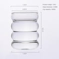 thumbnail image 2 of Elegant Wave Shaped Crystal Glass Creamer Coffee Milk Creamer Pitcher/Serving Pitcher/Sauce Pitcher/Milk Creamer Jug for Kitchen, 2 of 5