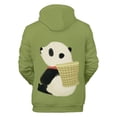 thumbnail image 2 of Panda Hoodie Men Women Unisex Sweatshirts Casual 3D Printed Animal Hoodies New Autumn Hip Hop Boys Girls Pullovers Clothes, 2 of 3