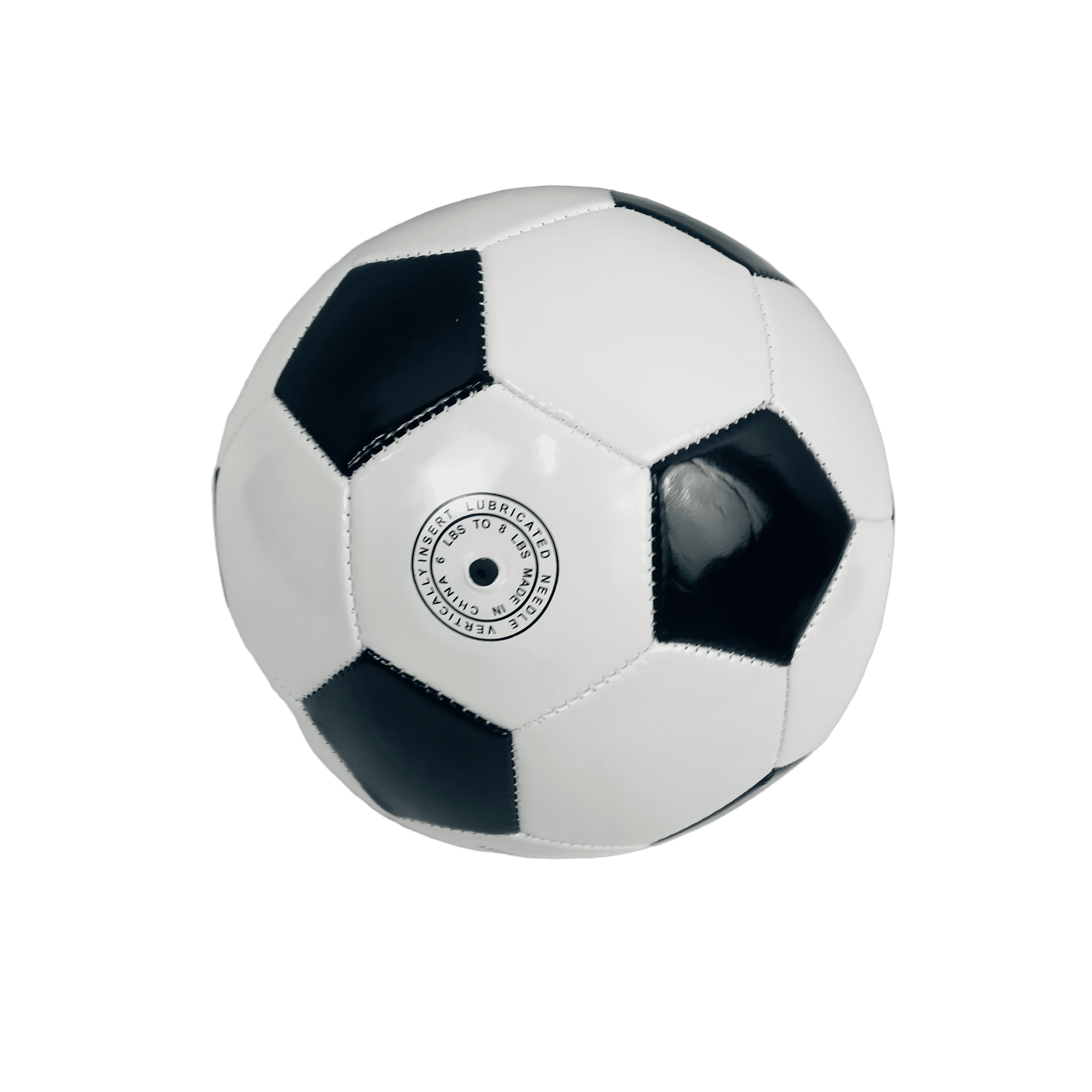 Bpntfh Sports Balls Soccer Ball Football Size 5 Training Ball Durable & Safe Classic Black & White