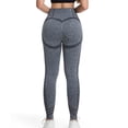 thumbnail image 5 of Idoravan Yoga Pants Women Workout Leggings Tummy Control Work Dress Pants Women Women's Sport Casual Solid Color Ladies Fashion Waist Yoga Pants Long Pants, 5 of 6