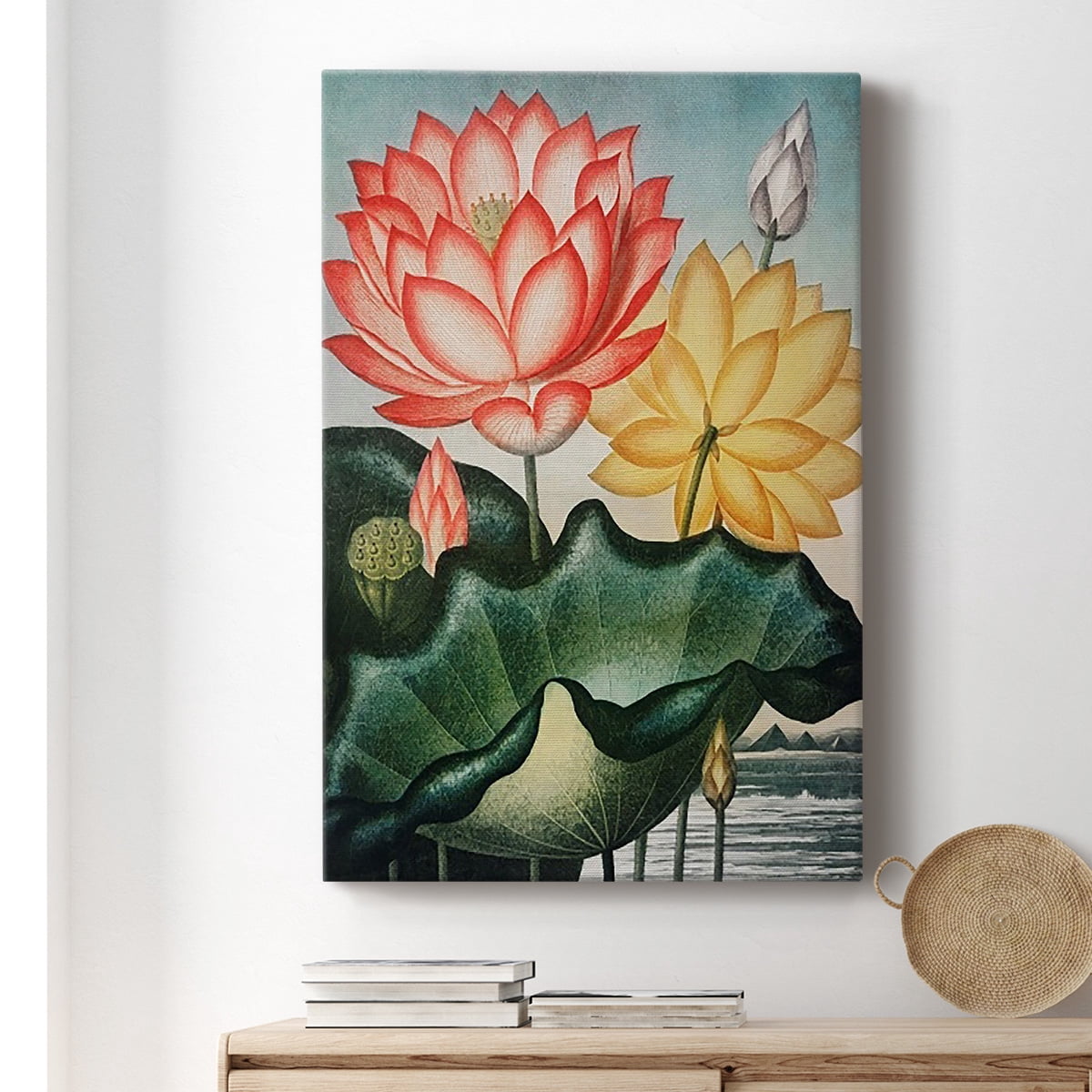 Temple of Flora V Premium Gallery Wrapped Canvas - Ready to Hang