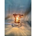 thumbnail image 2 of Electric Brown Oil Warmer Dimming Lamp Glass Wax Burner Aroma Fragrance, 2 of 3