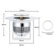 thumbnail image 2 of Shisuyan Kitchen Sink Food Catcher 1Pack 4.32X4.32X2.36In, 2 of 8