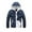 Dark Blue*, variant on RUTAYY Men's Hooded Jacket Winter Casual Solid Color Long Sleeve Zipper with Pocket Coat Fashion Vacation Tops