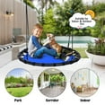 thumbnail image 6 of Gymax 40'' Flying Saucer Round Tree Swing Kids Play Set w/ Adjustable Ropes Outdoor Blue, 6 of 10