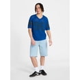 thumbnail image 2 of No Boundaries Mesh Sweater Knit Football Jersey Inspired Shirt with Short Sleeves, Men's XS-3XL, 2 of 5