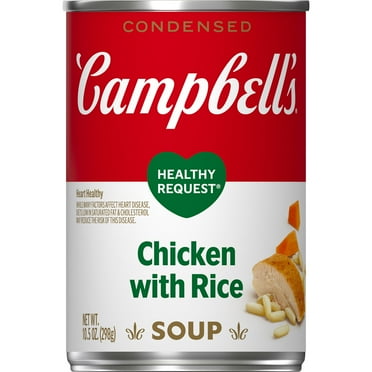Campbell's Condensed Healthy Request Chicken with Rice Soup, 10.5 Ounce Can