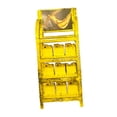 thumbnail image 4 of FashionCha Miniature Oil Rack 1/64 Scale Car Oil Display Rack Ornament Resin Auto Shelf Model Realistic Workshop Accessory Suitable for Collectors Repair Shop Display yellow, 4 of 8