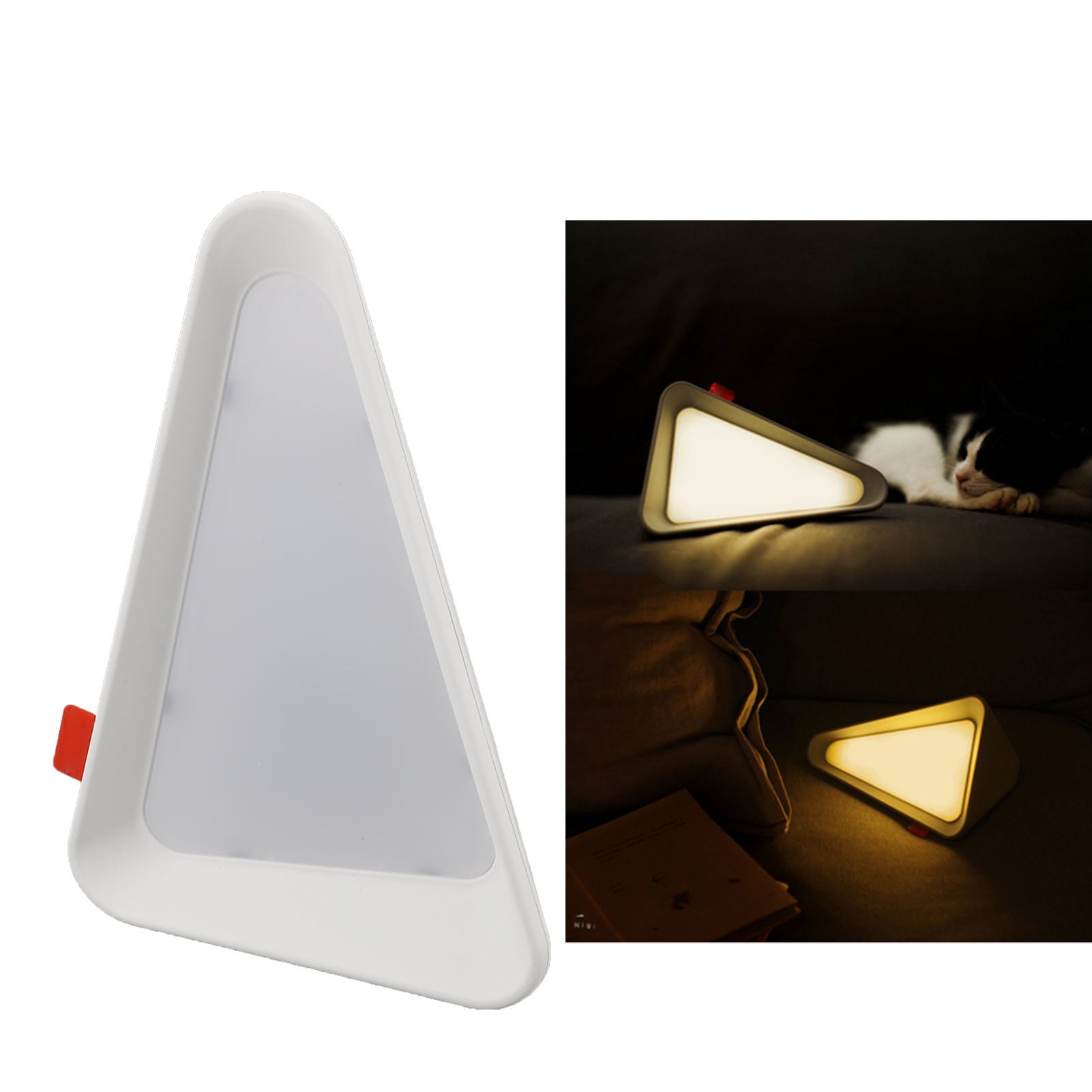 Riousery Modern Gravity Flip Table Lamp Cordless Rechargeable LED Bedside Light Dimmable Reading Night Lamp for Bedroom Living Room