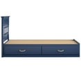 thumbnail image 3 of Little Seeds Sierra Ridge Mesa Storage Bed, Twin, Blue, with Headboard, 3 of 21