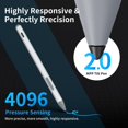 thumbnail image 3 of Lápiz Stylus SSS·GRGB MPP 2.0 Inclinación 4096 Niveles de Presión Plata, 3 of 7