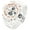 A white rose gold, variant on Womens Digital Sports Watch 5ATM Waterproof Watch LED Light Large Face Analog Multifunctional Wrist Watches with Alarm Stopwatch Calendar Hourly Chime