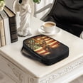 thumbnail image 3 of FKELYI Grunge American Flag Elk Deer Cross Print Bible Cover for Women Men Faux Leather Book Cover with Handle Zippered Bible Case Church Bible Bag for Prayer Outdoor Study, 3 of 6