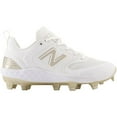 thumbnail image 2 of New Balance Women's Velov3 Tpu Molded Fastpitch Softball Cleats White Medium 11, 2 of 6