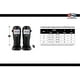 thumbnail image 3 of Espinilleras Fairtex SP3 Muay Thai para hombre, mujer y niño, color negro, 3 of 5