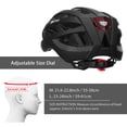 thumbnail image 3 of GROTTICO Adult-Men-Women Bike Helmet with Light - Mountain Road Bicycle Helmet with Replacement Pads & Detachable Visor, 3 of 7