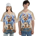 thumbnail image 4 of Yorkshire Terrier Proud Dad Happy Father's Day All Over Print 3D Baseball Shirt Yorkie Dog Lover Gifts Softball Sport - 02008, 4 of 6