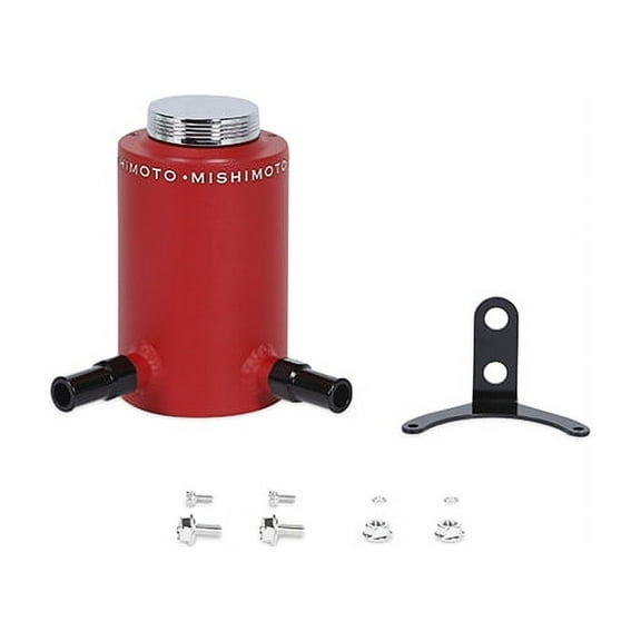 Mishimoto MMRT-PSAWRD Aluminum Power Steering Reservoir Tank Compatible With    Red