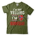 thumbnail image 4 of I'm Not Yelling I'm Norwegian Shirt Norway T Shirt Norway Flag Tee Norwegian Person Shirt, 4 of 6