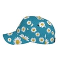 thumbnail image 5 of Daiia Daisies Flowers print Baseball Cap Men Women Golf Dad Hat Adjustable Original Classic Low Profile Hat Unconstructed Plain Cap, 5 of 9