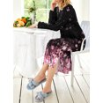 thumbnail image 2 of KISSGAL Plus Size Long Nightgown for Women V Nek Nightshirt Sleepwear Full Length Sleepshirt with Pockets Long Sleeve Sleep Dress, 2 of 4