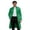 Green, variant on Medieval Punk Gothic Cosplay Costume Coat with Sequin Detailing for Retro Jacket