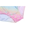 thumbnail image 4 of Oudiya Girls Gymnastics Leotards Sparkly Sleeveless Clasp Back Dance Leotard Unitards with Tumbling Shorts and Scrunchie, 4 of 6