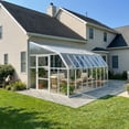 thumbnail image 2 of Palram - Canopia Sun Room 8' x 16' Polycarbonate Walk-In Greenhouse - White - with Roof Vent, 2 of 9