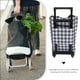 thumbnail image 3 of Carrito de compras plegable, portátil, con asa, bolsa plegable para comestibles, ligera, con ruedas, reutilizable, 3 of 7