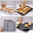 thumbnail image 5 of Homoyoyo Non- -Shaped Bread Baking Tray Pan Gray, Bakeware Set for Oven and Kitchen Use, 5 of 8