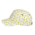 thumbnail image 2 of Lsque Yellow Lemon Leaves Baseball Cap Trucker Low Profile Hat Golf Dad Hat Adjustable Original Classic Unconstructed Plain Cap Men Women, 2 of 9