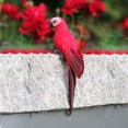 thumbnail image 4 of de 2 de Loros Artificiales para Jardín Libre, árbol de Pared mayimx Estatua de loro de simulación, 4 of 8