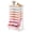 Pink and White, variant on VASAGLE Rolling Cart with Drawers, Craft Organizers and Storage, White Wooden Tabletop, 8 Drawers, 15.6 x 11.2 x 30.1 in, White
