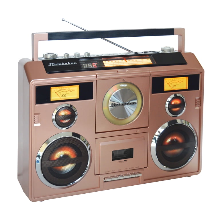 Studebaker Portable Stereo Bluetooth Boombox CD/AM-FM Radio