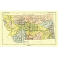 thumbnail image 2 of Hoen 18x13 White Modern Wood Framed Museum Art Print Titled - Montana - Hoen 1896, 2 of 4