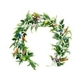 thumbnail image 4 of S SERENABLE Easter Garland Artificial Easter Egg Garland Seasonal Decoration with Butterflies Spring Garland Greenery Garland for Holiday B, 4 of 8