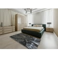 thumbnail image 4 of Ahgly Company Indoor Square Patterned Mid Gray Novelty Area Rugs, 8' Square, 4 of 6