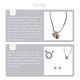 thumbnail image 4 of Qarigey Pendientes de bola de discoteca, collar largo con espejo de estilo Vintage exquisito, joyería estética, accesorio de moda para mujeres y niñas Ropa, zapatos y accesorios Miscelánea Collar Qarigey AP009809-03B, 4 of 6