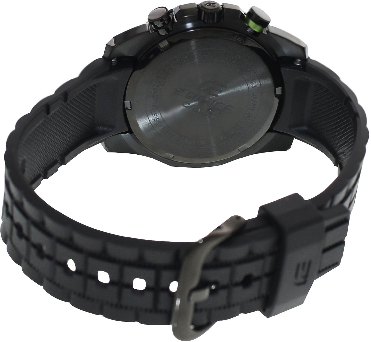 Casio Men's Edifice EFR523PB-1AV Black Plastic Quartz Watch with