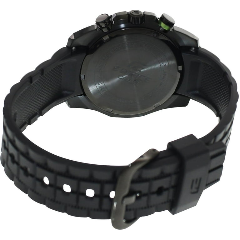 Casio Men's Edifice EFR523PB-1AV Black Plastic Quartz Watch with