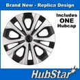 HubStar 15inch Replica HUBCAPS for Toyota Corolla 20202022, Prius