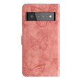 thumbnail image 2 of Compatible with Google Pixel 6 Pro Embossed Butterfly Case with Wallet and Kickstand Cover, 2 of 5