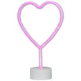 thumbnail image 6 of Northlight LED Heart Neon Table Light- 11.5" - Pink, 6 of 8
