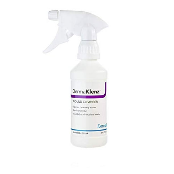 DermaKlenz Skin Cleansing Wound Wash, 2 Pack 4 oz. Spray Bottle No