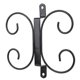 thumbnail image 5 of Wall Wine Glass Rack Upside Down Holder Hanging Shelf Home Kitchen Bar Decor Black, 5 of 5