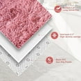 thumbnail image 4 of Shag Living Room Rug 5x7 Blush Pink, Ultra Soft Luxury Shaggy Rugs for Girls Kids Bedroom Nursery, Modern Fluffy Plush Carpet Room Dorm Indoor Home Decor, Upgrade Non-Slip, 4 of 9