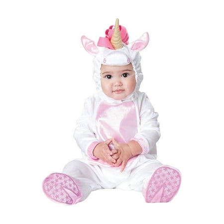 Costumes Baby Girls' Magical Unicorn Costume, White/Pink, Large, Body: 100% Polyester; Tummy: 72% Polyester, 28% Nylon By