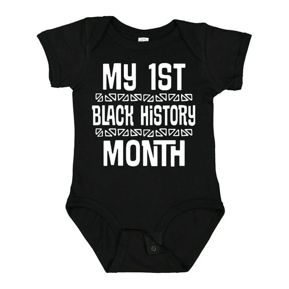 Inktastic 1st Black History Month Boys or Girls Baby Bodysuit
